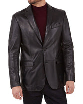 Men Genuine Leather Blazer Sport Coat 51